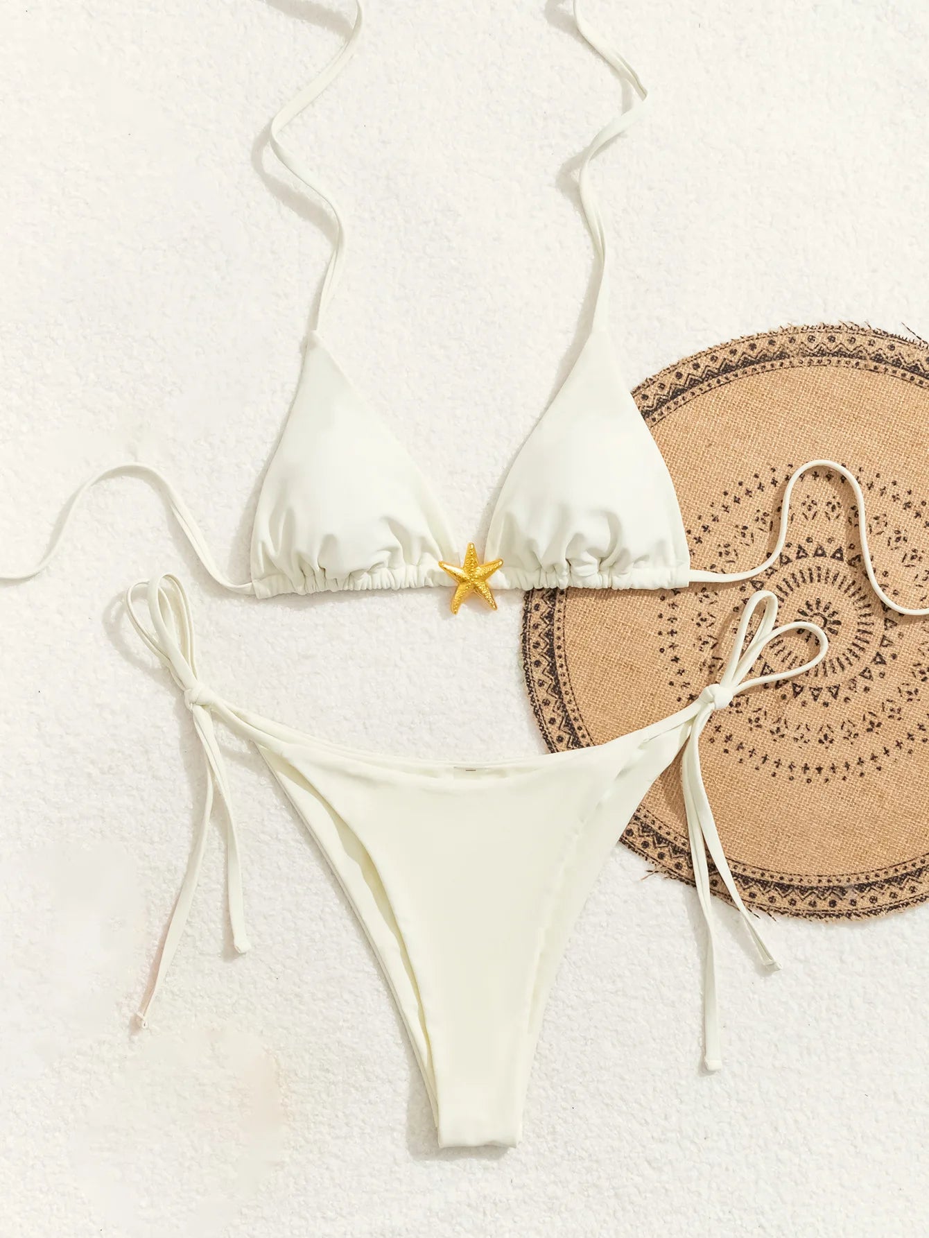 "2026 New Triangle Bikini Set - Floral Print Push Up Swimsuit & Brazilian Bottoms"