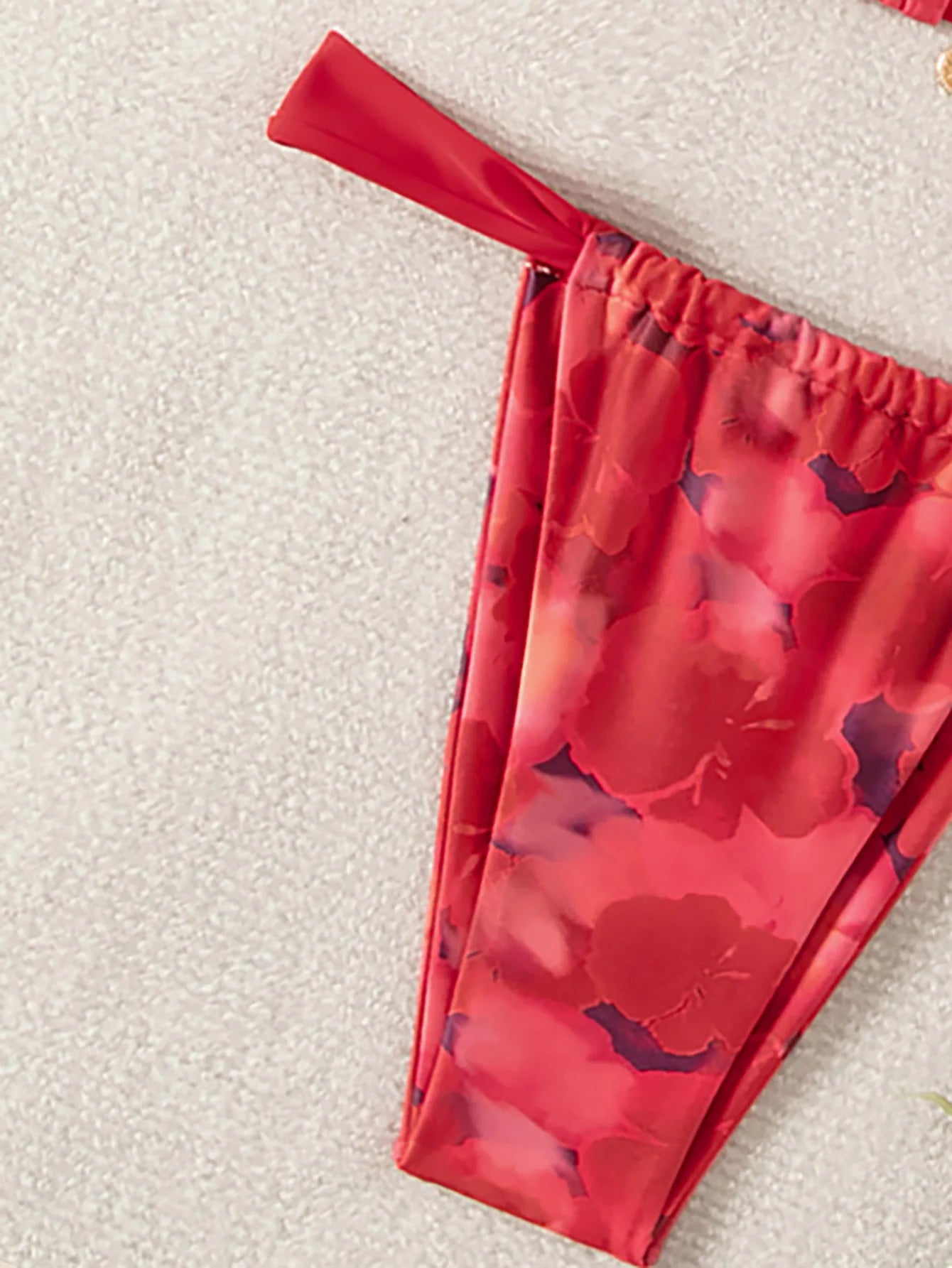 "2026 New Triangle Bikini Set - Floral Print Push Up Swimsuit & Brazilian Bottoms"