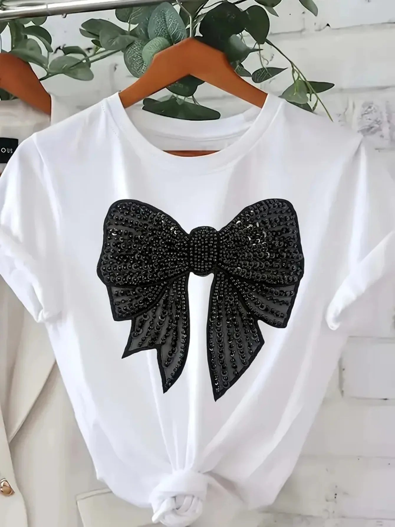 Women's T-Shirt Everyday Casual Party Top Minimalist Everyday Elegant Tee Summer Party Apparel, Geometric Print Top Trendy by ChrissysEye