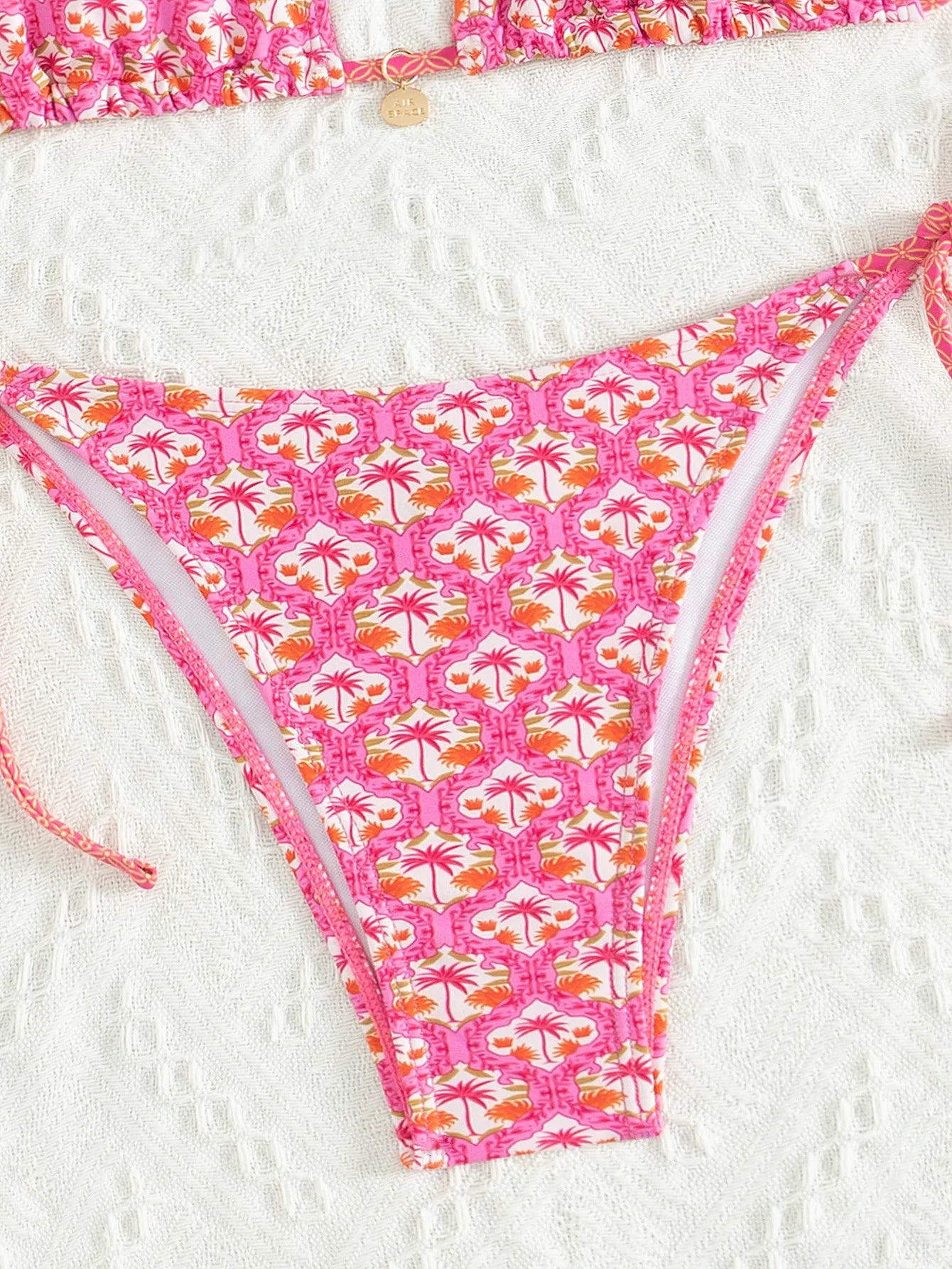 "2026 New Triangle Bikini Set - Floral Print Push Up Swimsuit & Brazilian Bottoms"