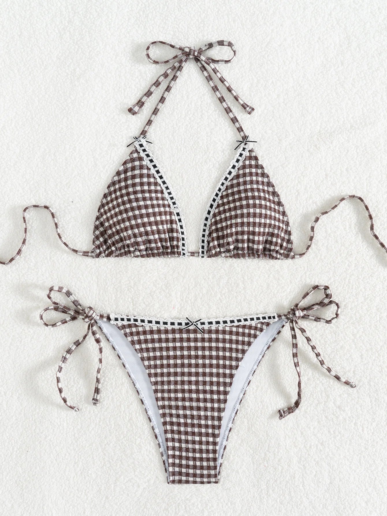 "2026 New Triangle Bikini Set - Floral Print Push Up Swimsuit & Brazilian Bottoms"