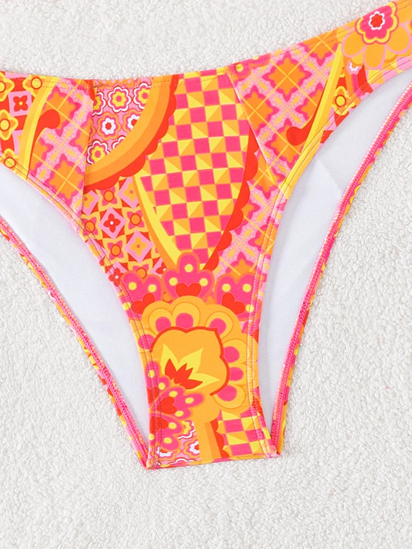 "2026 New Triangle Bikini Set - Floral Print Push Up Swimsuit & Brazilian Bottoms"