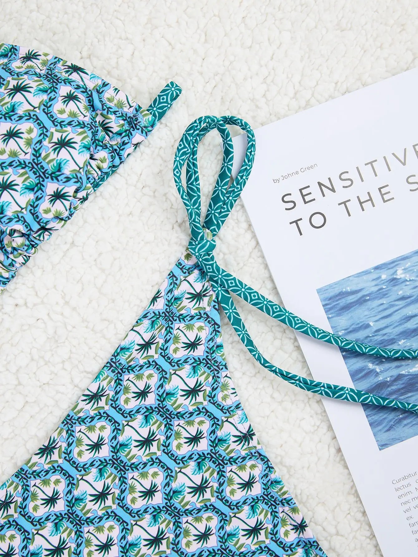 "2026 New Triangle Bikini Set - Floral Print Push Up Swimsuit & Brazilian Bottoms"