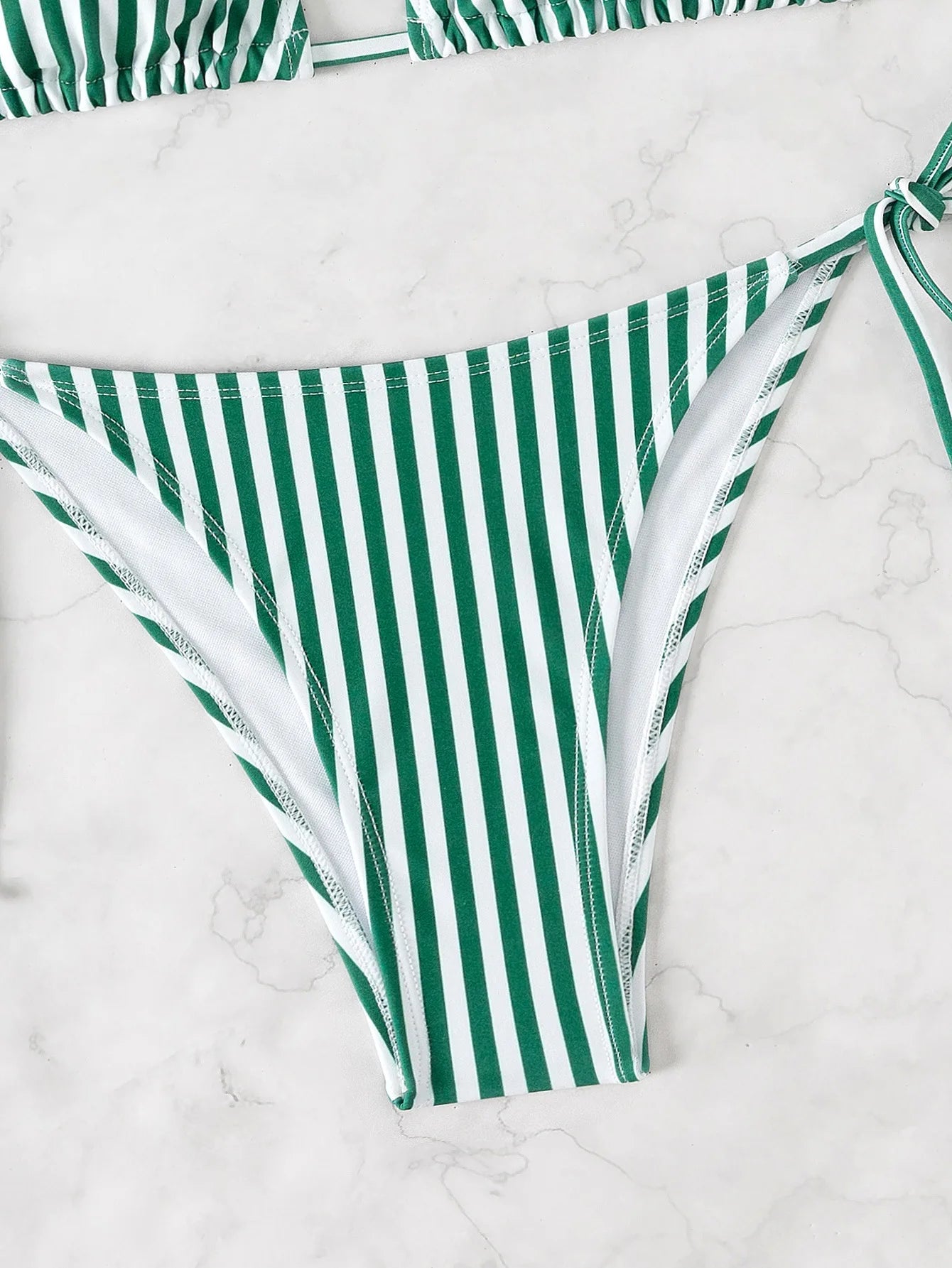 "2026 New Triangle Bikini Set - Floral Print Push Up Swimsuit & Brazilian Bottoms"