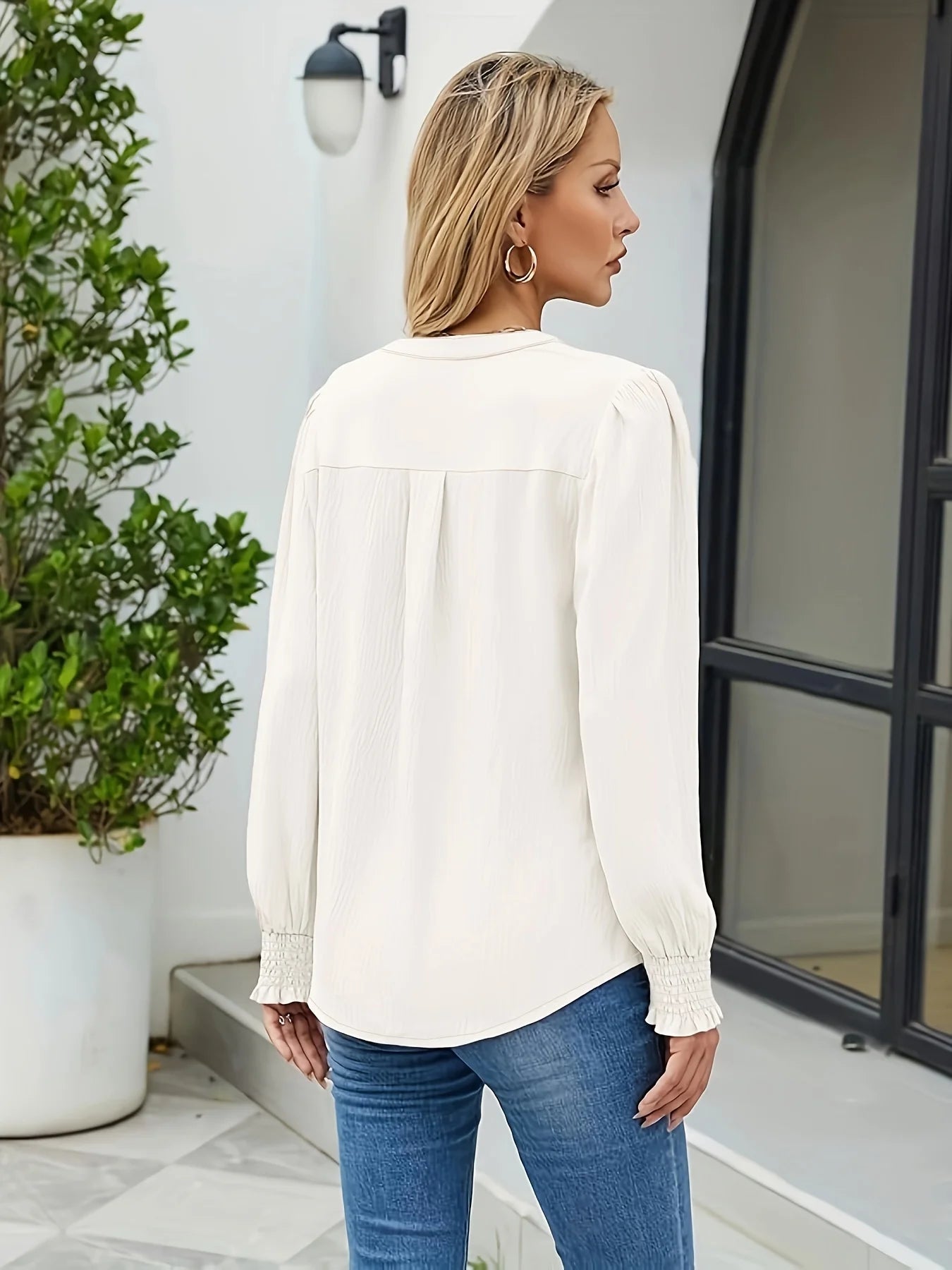 Women's plus size shirt chic, elegant shirt, casual women's fashionable by Chrissy'seye