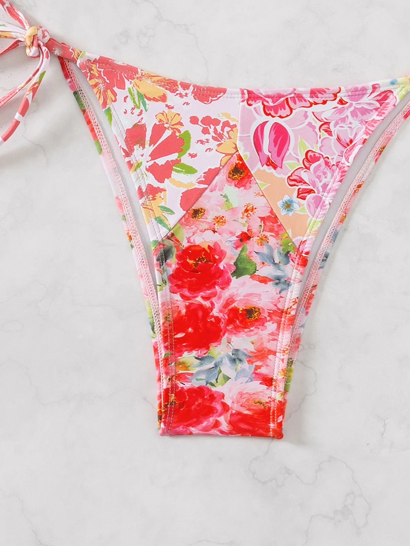 "2026 New Triangle Bikini Set - Floral Print Push Up Swimsuit & Brazilian Bottoms"